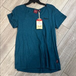 Women's Indian Motorcycle Teal T-Shirt NWT